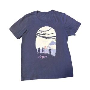 Bungie Destiny 2 Aid fNepal Charity Relief T-Shirt Navy‎ Blue Graphic Tee Size M